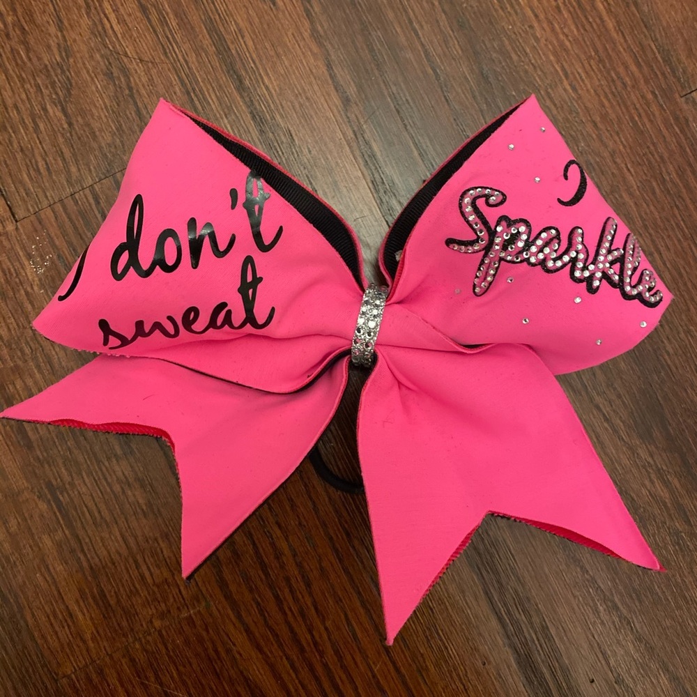 Pink Cheerleading Bow